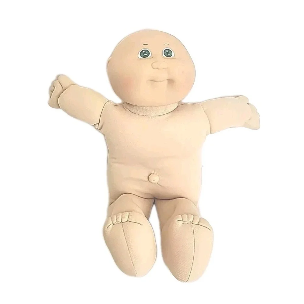 Vintage Cabbage Patch Newborn Preemie Doll Green Eyes 1982